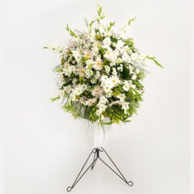  Marmaris Çiçek Gönder Beyaz Aranjman Ferforje