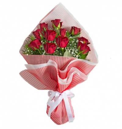renkli bahar buketi Çiçeği & Ürünü 11 Kırmızı Gül Buketi 