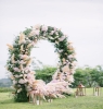  Marmaris Çiçekçiler Yuvarlak Düğün Takı - Round Flowers Arch
