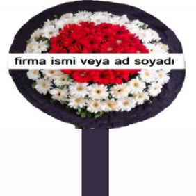  Marmaris Çiçek Siparişi Cenaze çelenk kırmızı beyaz
