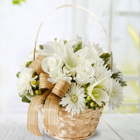  Marmaris Çiçek Gönder Beyaz Sevgi Çiçekleri