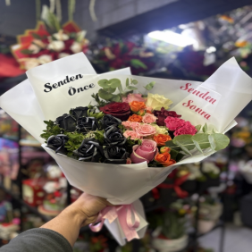  Marmaris Çiçek Senden önce Senden sonra Buketi