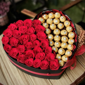 Marmaris Çiçekçi Tatlı Aşkım Güller ve Çikolata