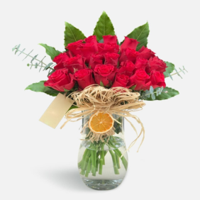  Marmaris Çiçekçiler Sevdiğime 21 Adet Kırmızı Gül